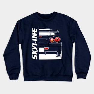 GTR SKYLINE GT-R34 Crewneck Sweatshirt